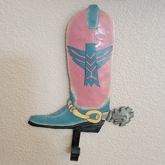 Western Boot Thunderbird Home Decor Hooks - Picture 8 of 8